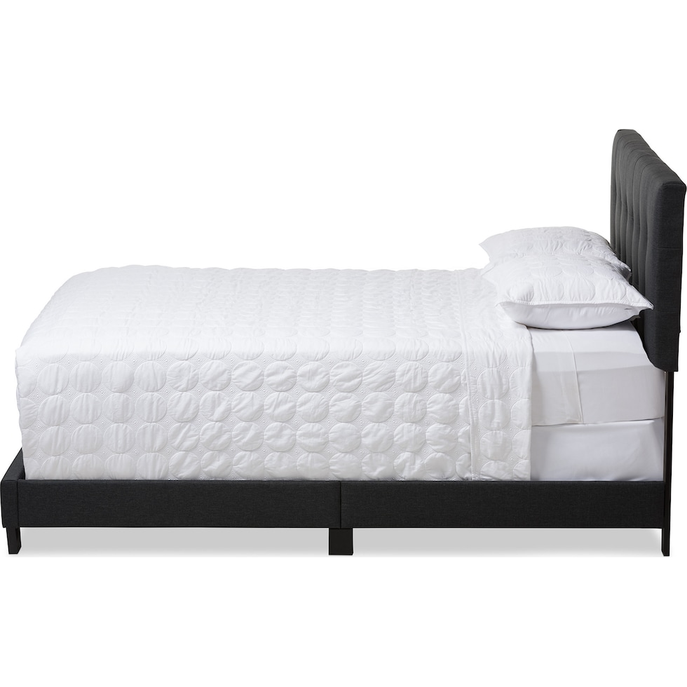 zanab gray king bed   