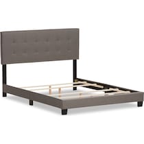 zanab gray queen bed   