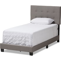 zanab gray twin bed   