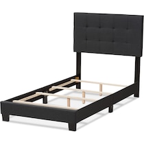 zanab gray twin bed   