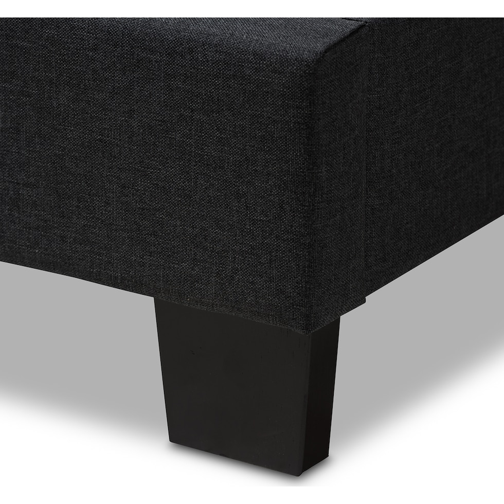 zanab gray twin bed   