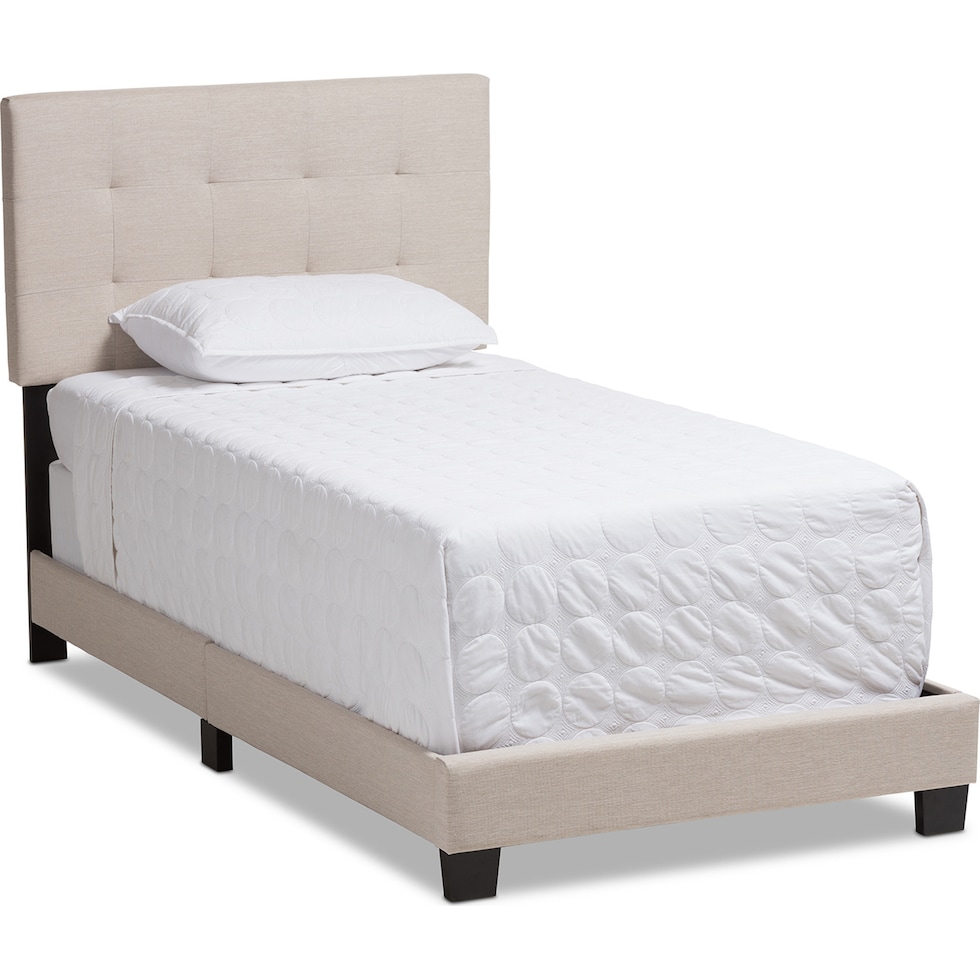 zanab neutral twin bed   