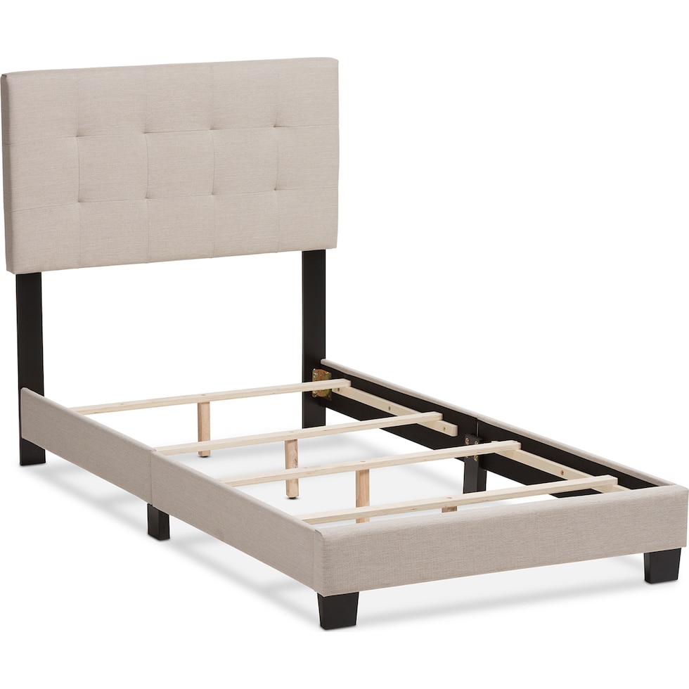 zanab neutral twin bed   