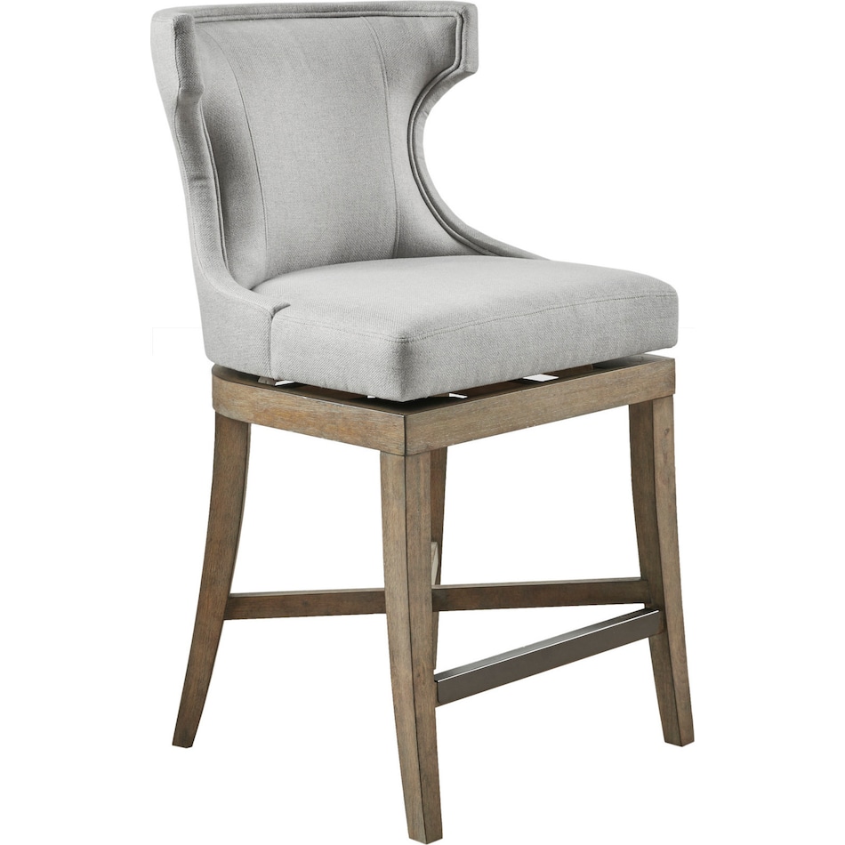 zander gray counter height stool   