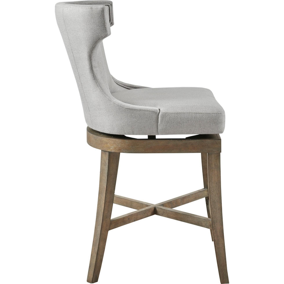 zander gray counter height stool   