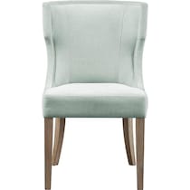 zander green dining chair   