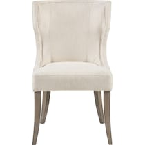 zander white dining chair   