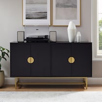 zane black sideboard   