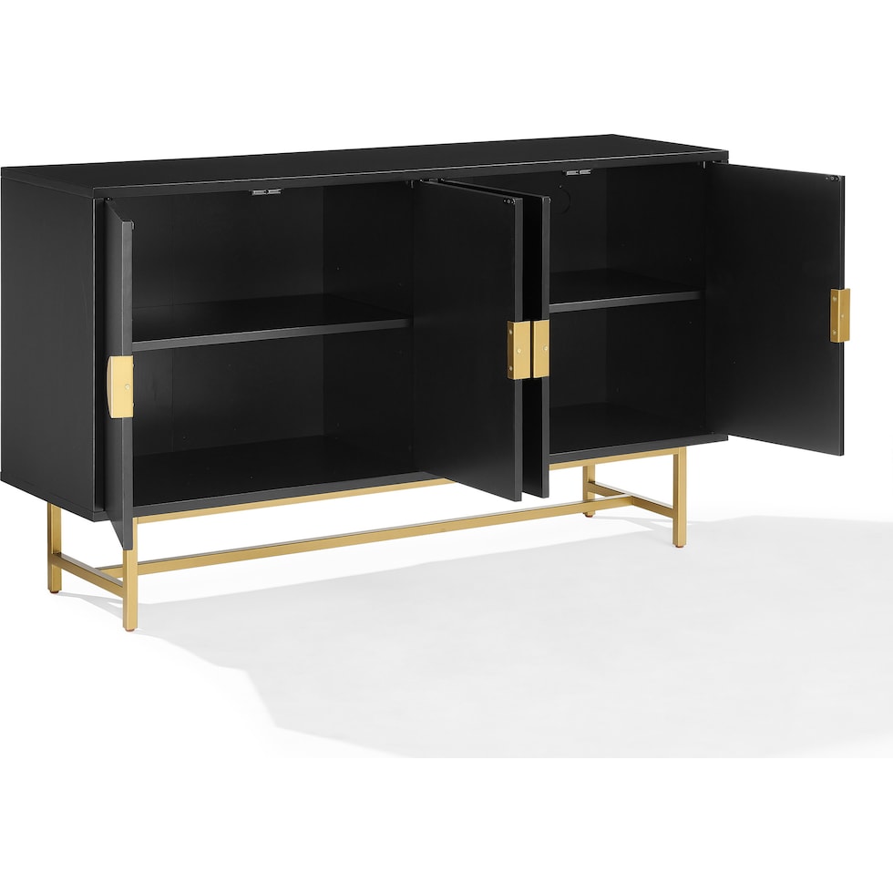 zane black sideboard   