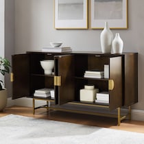 zane dark brown sideboard   