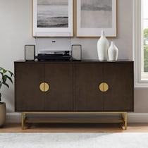 zane dark brown sideboard   