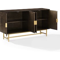 zane dark brown sideboard   