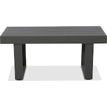 zanita black outdoor coffee table   