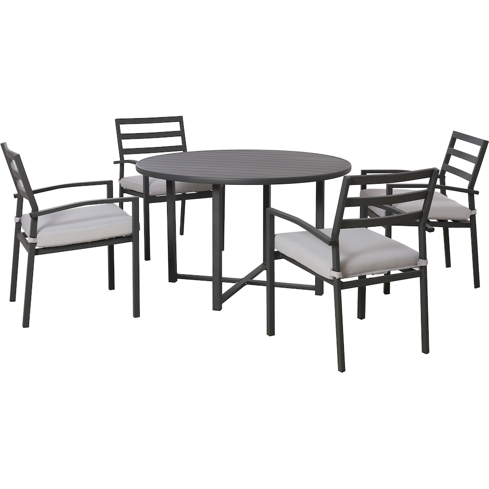 zanita gray outdoor dinette   