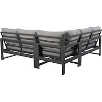 zanita gray outdoor sectional set   
