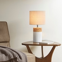 zanita white table lamp   