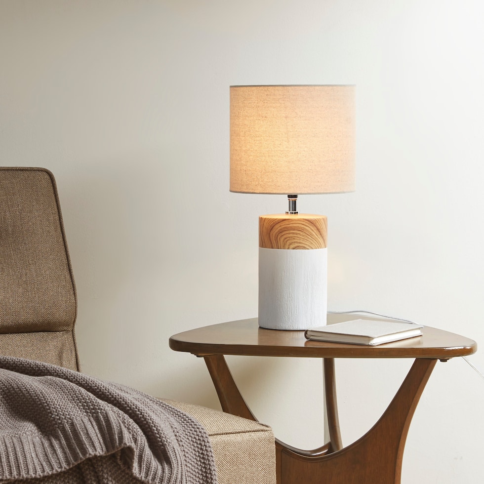 zanita white table lamp   