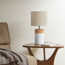 zanita white table lamp   