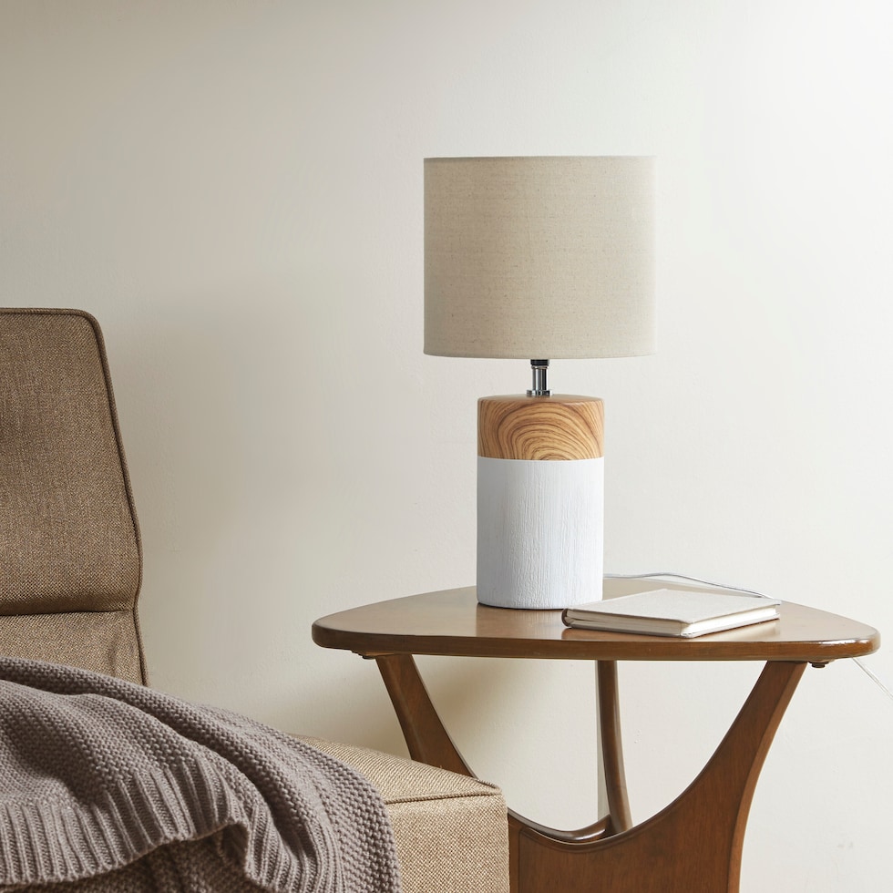 zanita white table lamp   