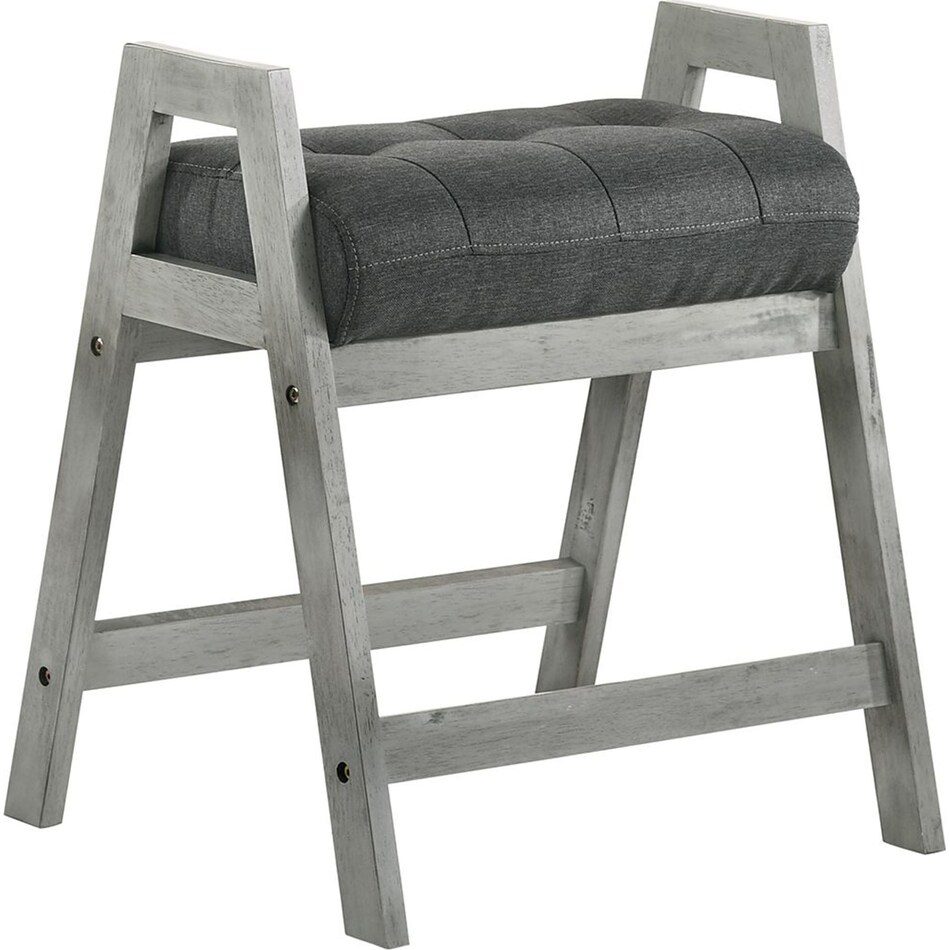 zara gray counter height stool   