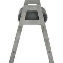 zara gray counter height stool   