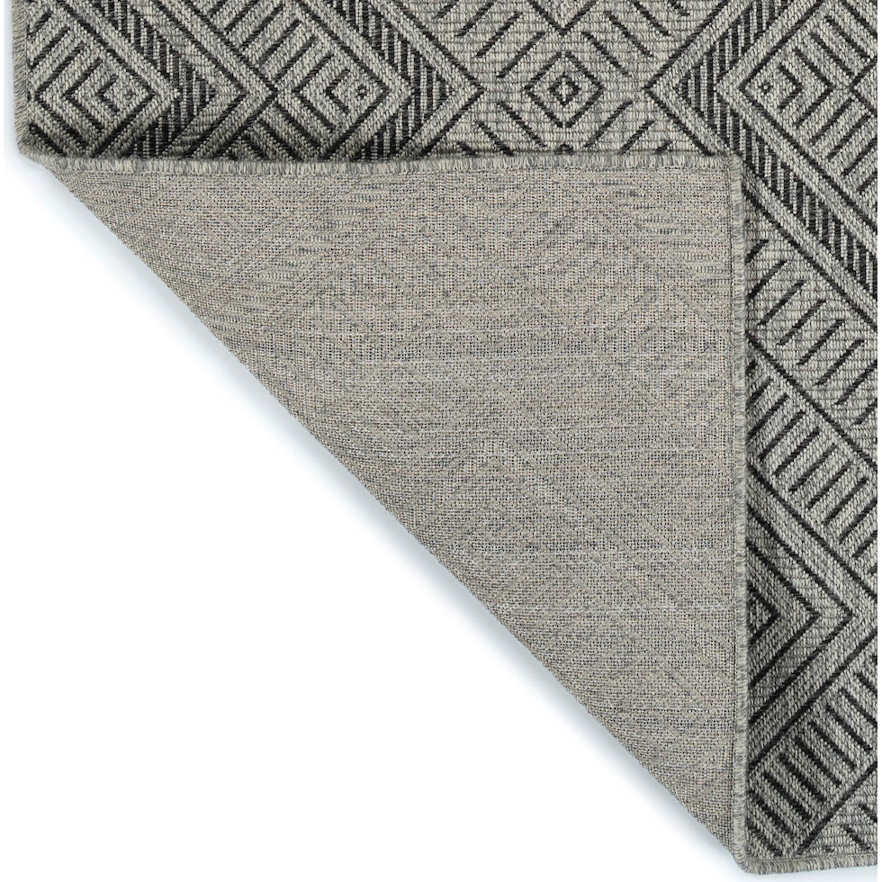 zaragoza gray outdoor area rug   