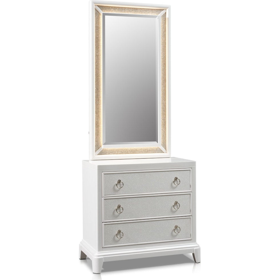 zarah white nightstand   