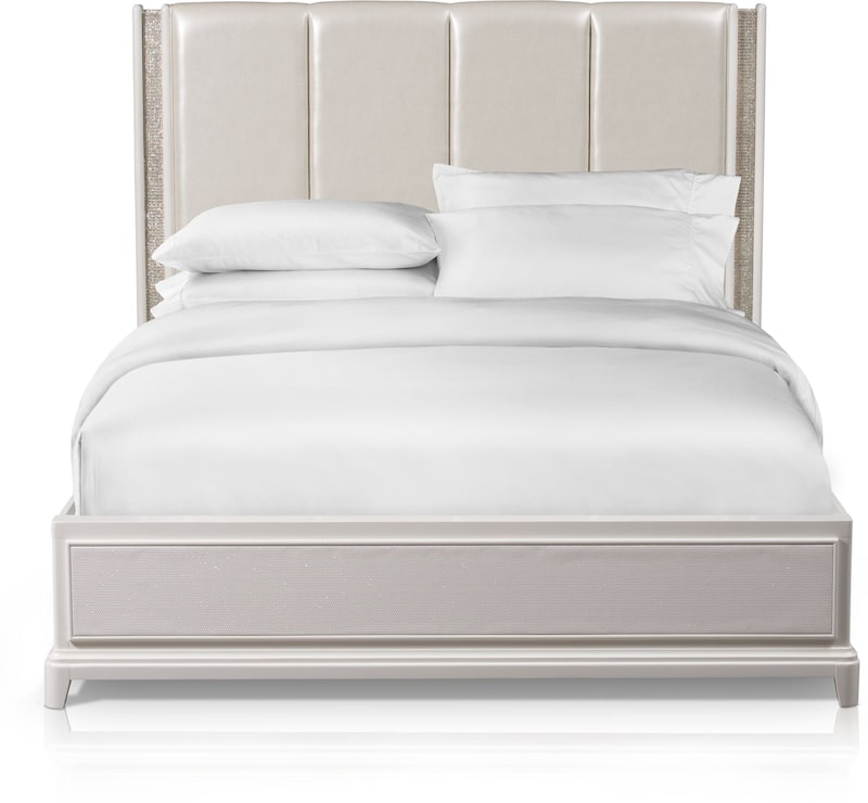 Zarah Upholstered Bed | American Signature Furniture