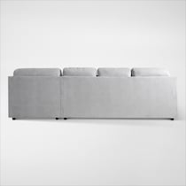 zaya gray sectional   