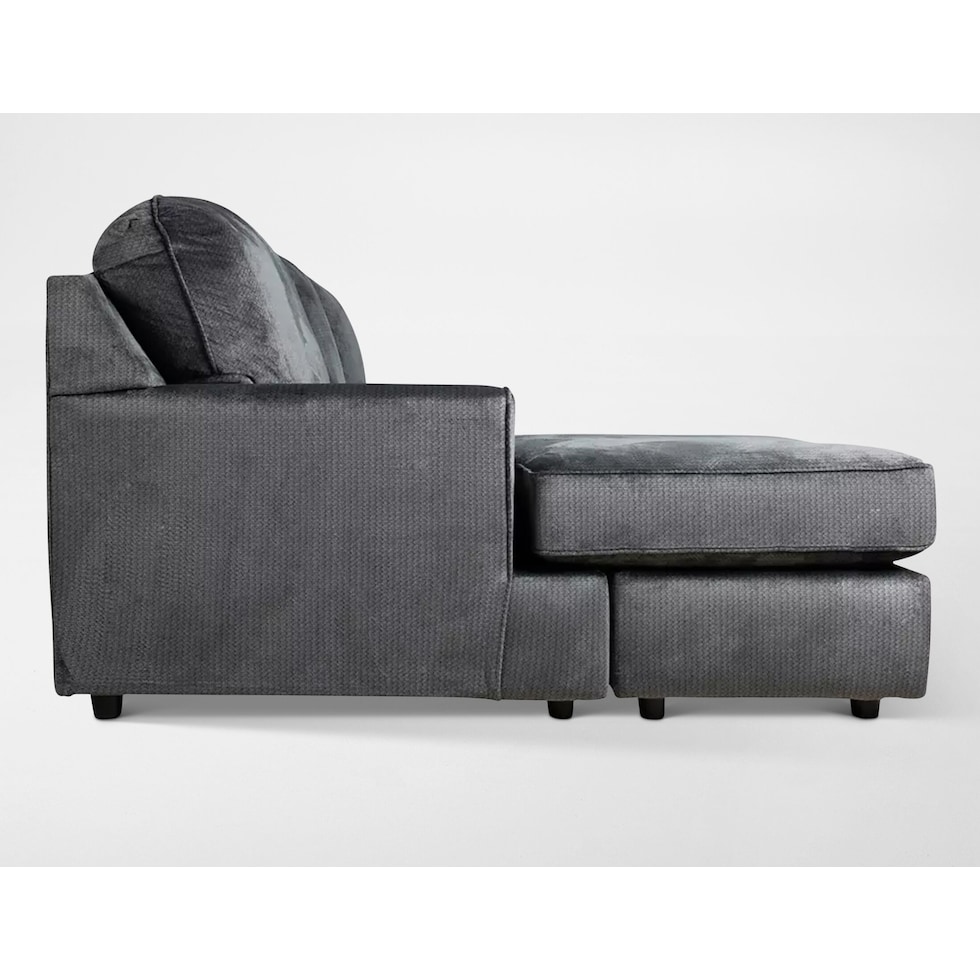 zaya gray sectional   