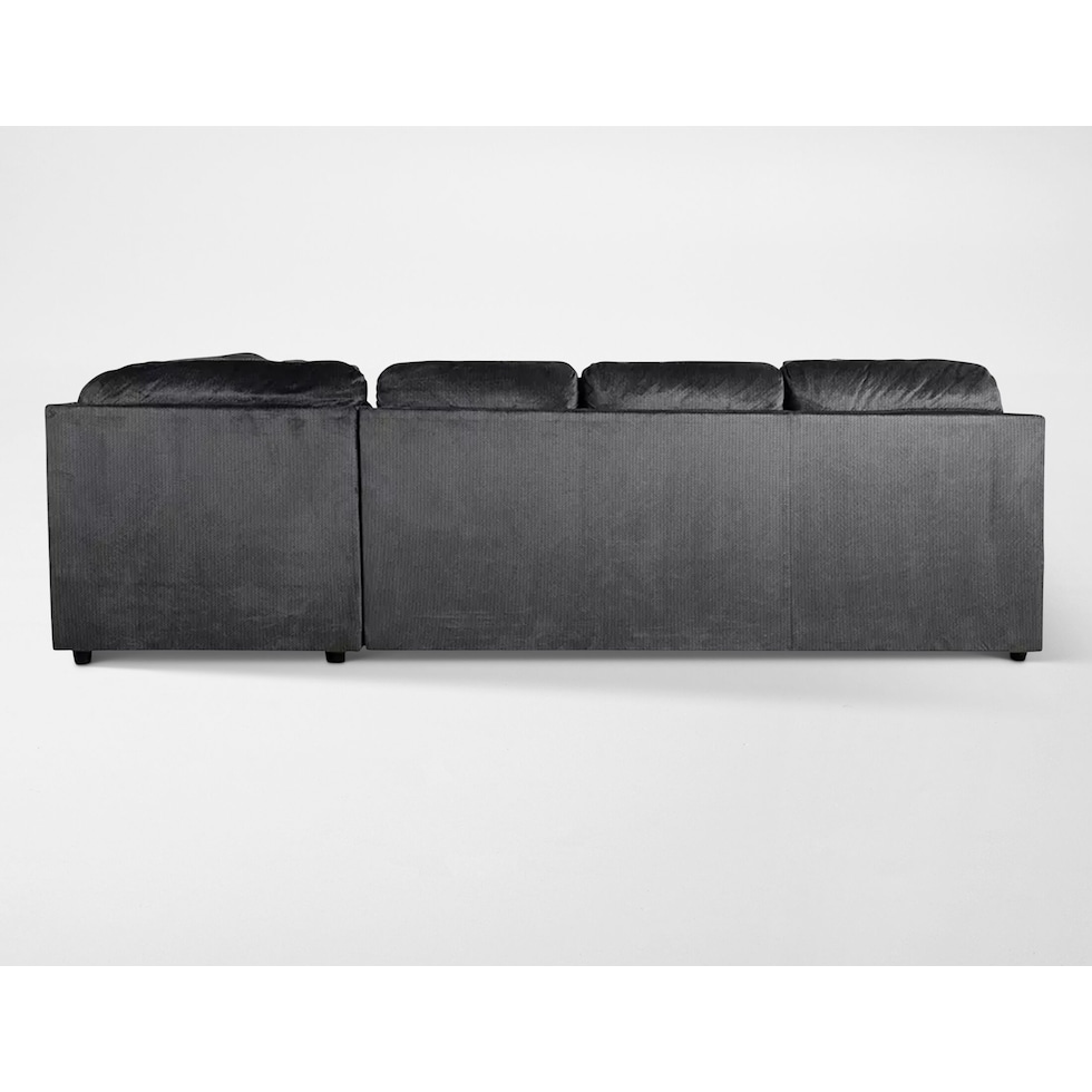 zaya gray sectional   