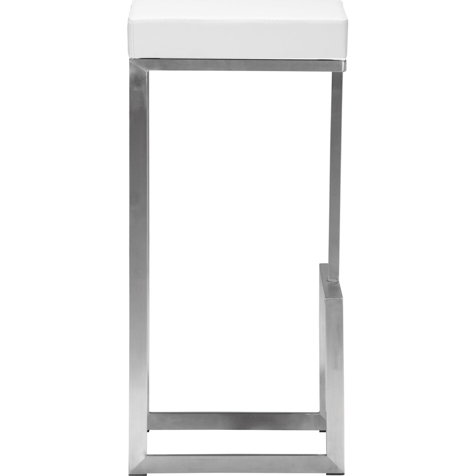 zayne white bar stool   
