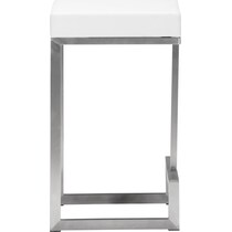 zayne white counter height stool   