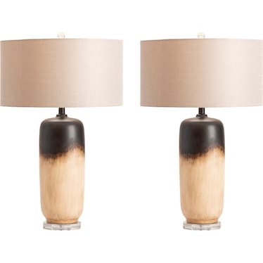 Zealand 29" Table Lamp Set