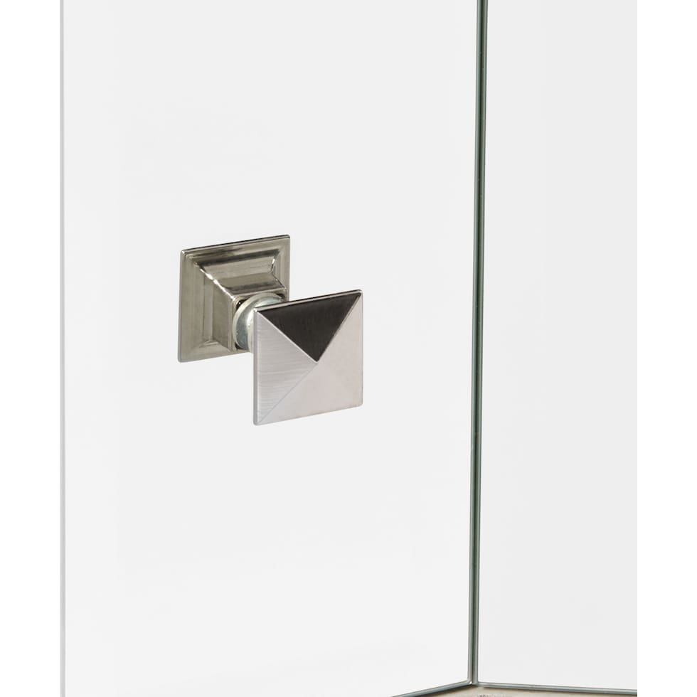 zelda mirrored nightstand   