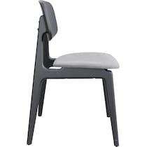 zenon black dining chair   
