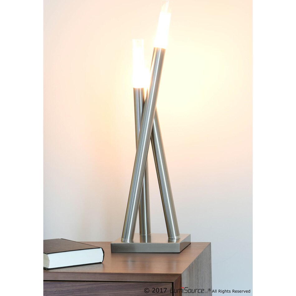 zeus metal table lamp   