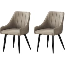 zia beige black chair   