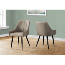 zia beige black chair   