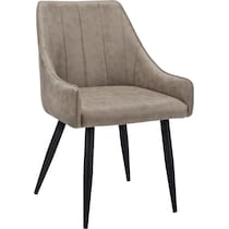 zia beige black chair   