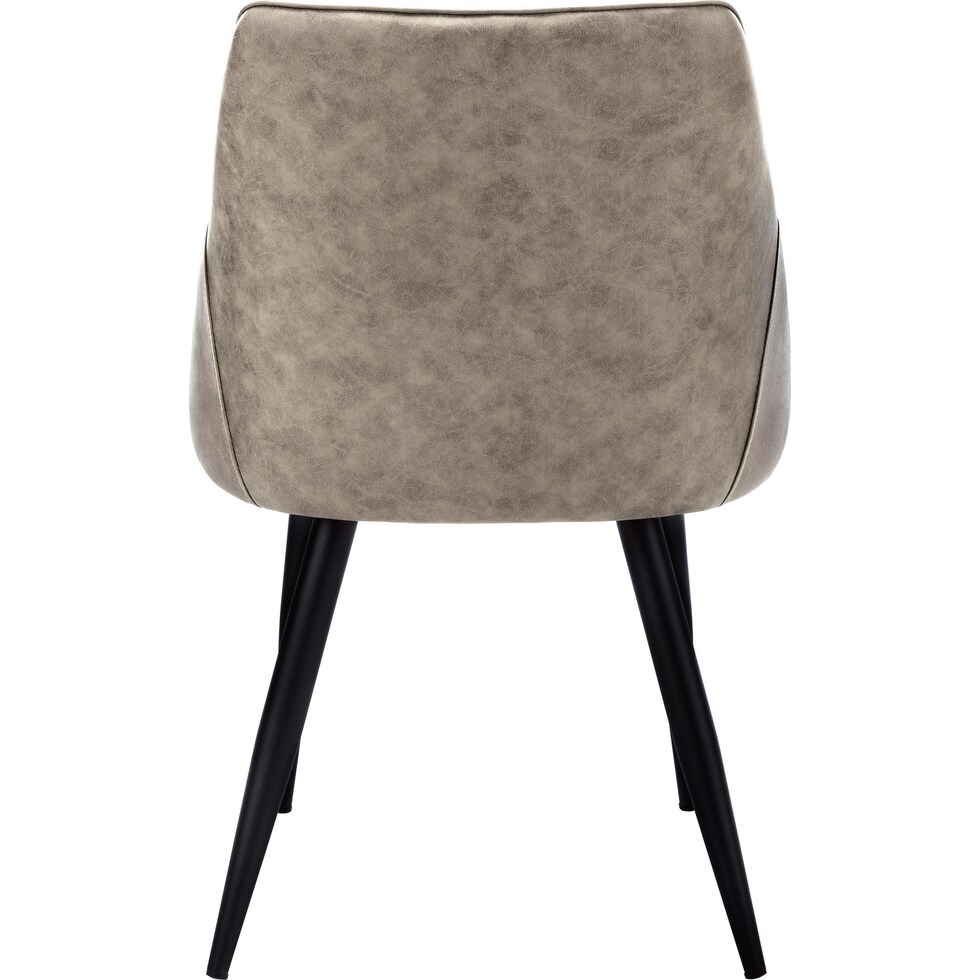 zia beige black chair   