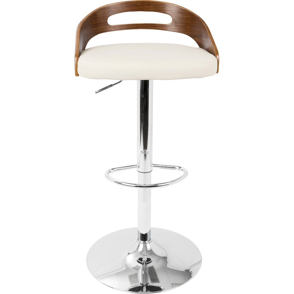 zigmund white bar stool   