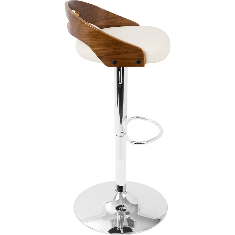 zigmund white bar stool   