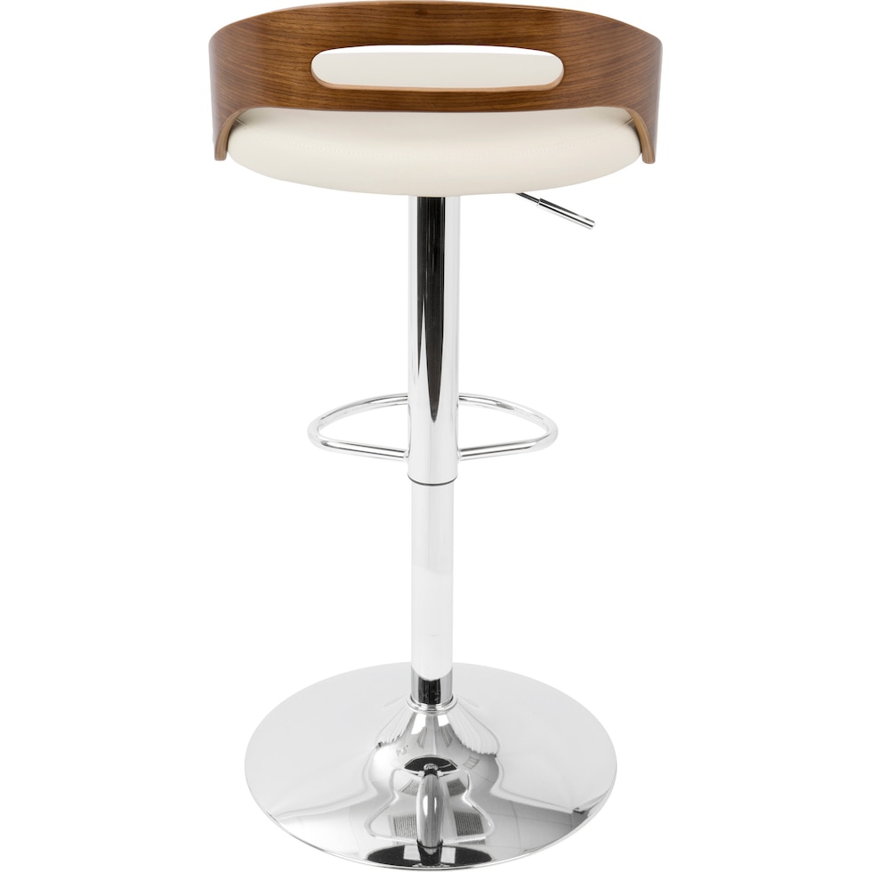 zigmund white bar stool   