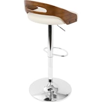 zigmund white bar stool   