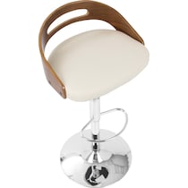 zigmund white bar stool   