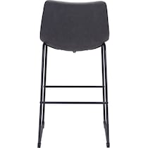 zion gray bar stool   