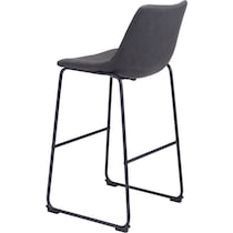 zion gray bar stool   