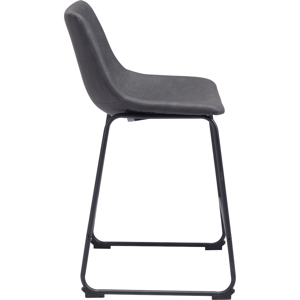 zion gray counter height stool   