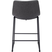 zion gray counter height stool   